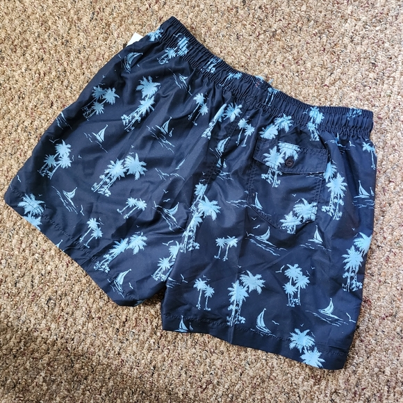 Kanu Surf Men's Harbor Swim Trunks XL Navy Polyester Lightweight Quick Dry Beach - Picture 2 of 12